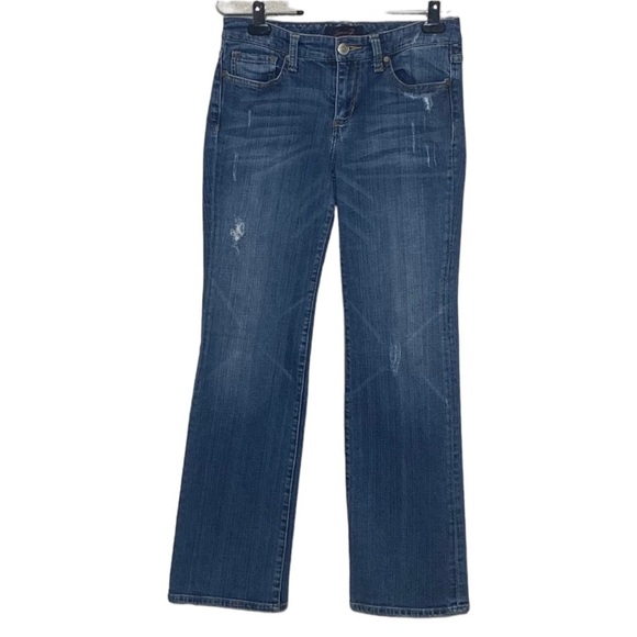 Seven7 Jeans Flare Distressed - Picture 1 of 13